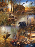0591 Forest Collage 1000 pc Puzzle