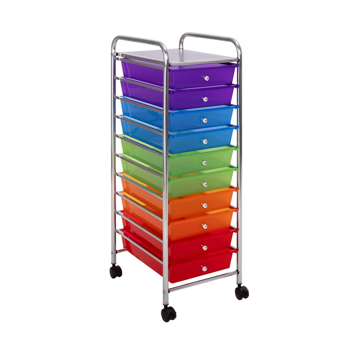 10-Drawer Organizer Cart