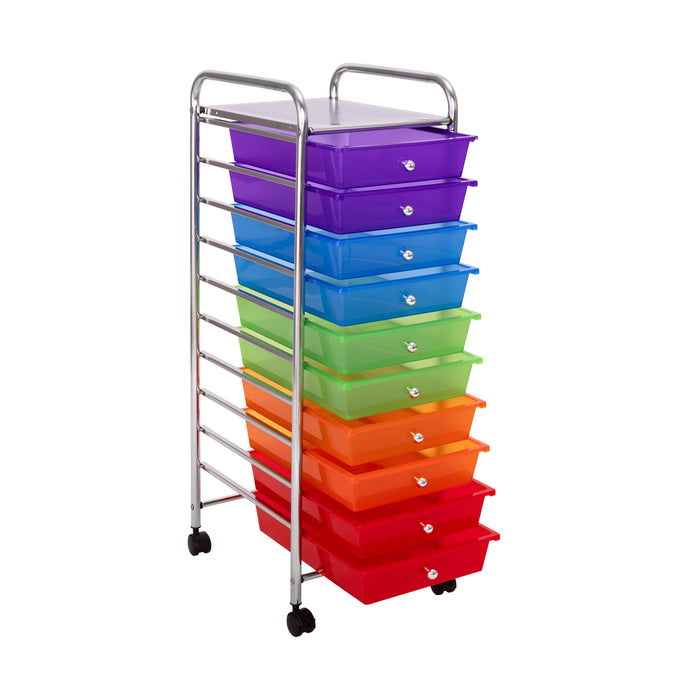10-Drawer Organizer Cart
