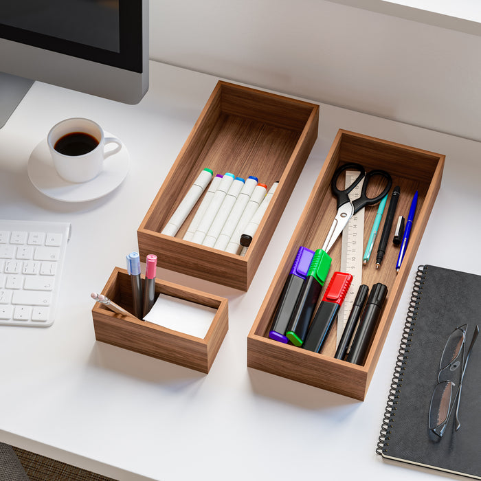 10-Piece Acacia Storage Box Set