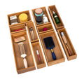 Bamboo Organizer propped with beauty supplies