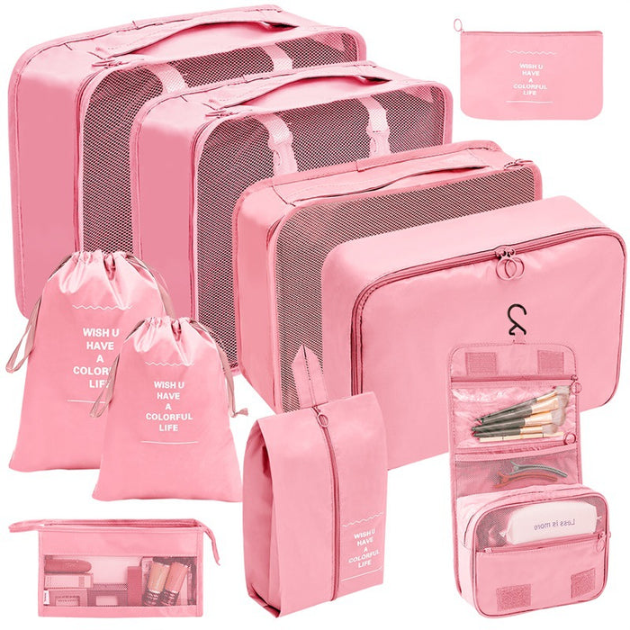 Wash Makeup 10 Pcs Set Pink
