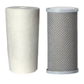 Spun Sediment and Antibacterial Silver Infused Carbon Block 10x4.5 Sentry