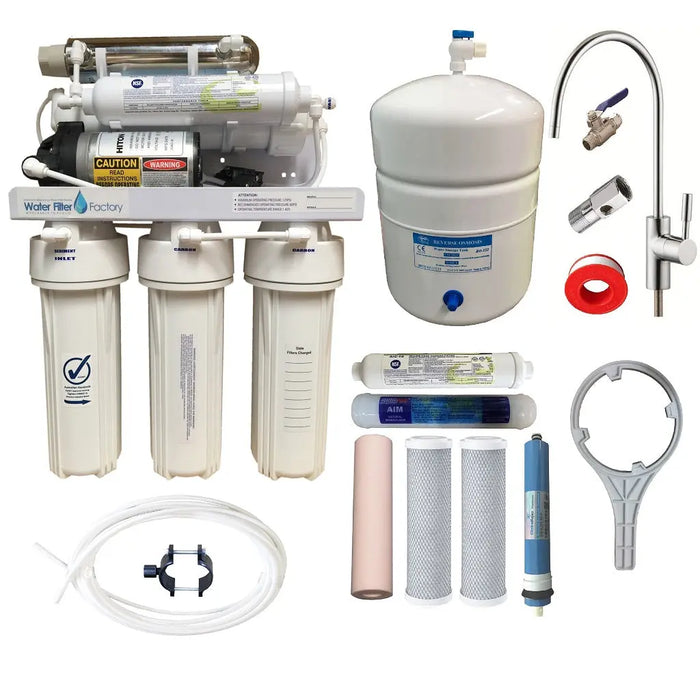 RO reverse osmosis water filter ROP-7-MGU full installation kit