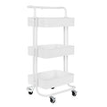 White cart on white background