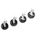 Wheels on white background
