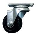 3" x 1-1/4" Hard Rubber Wheel Swivel Caster - Durable Superior Casters