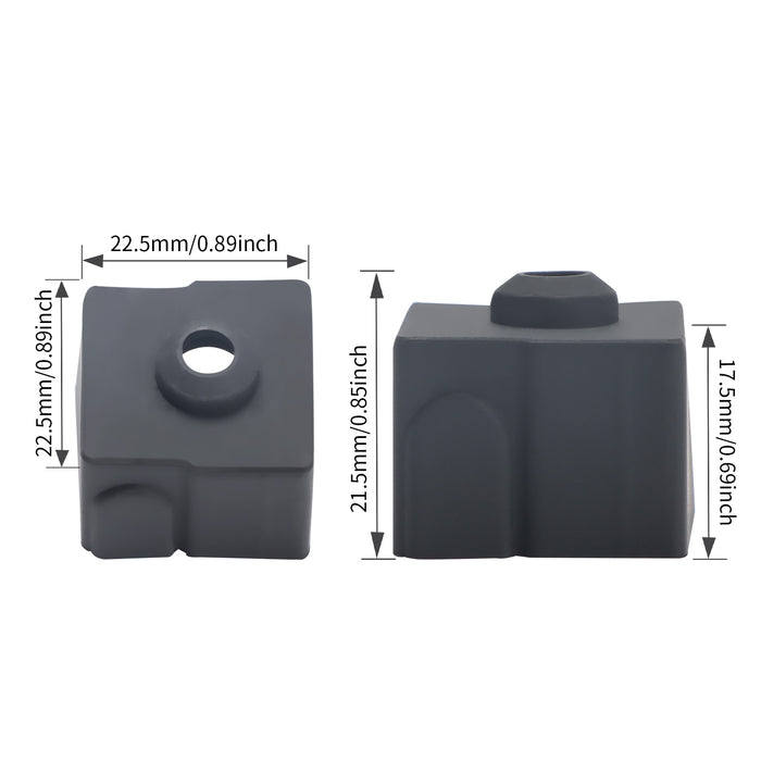 4 Pcs 3D printer print head nozzle silicone protective cover for Ender3 V3 SE