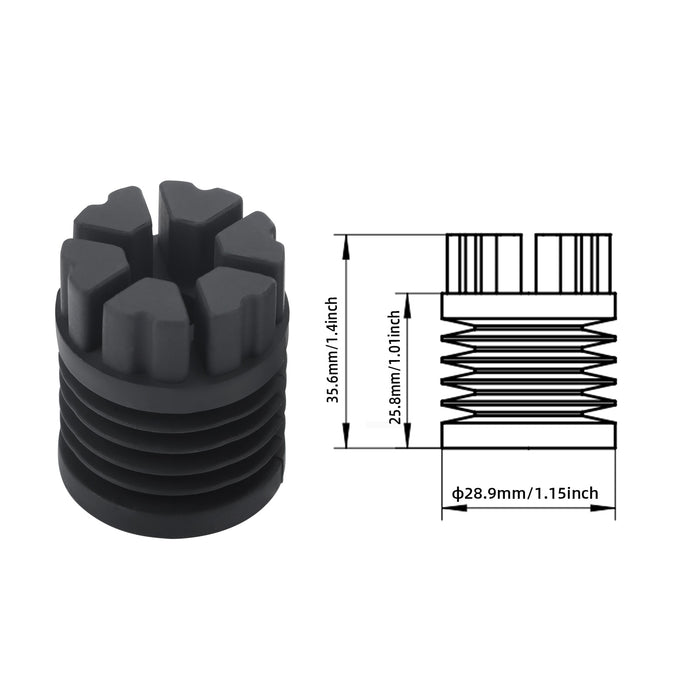 4 Pcs 3D Printer Shock Absorption Pads for Bambu Lab X1 X1C P1P P1C