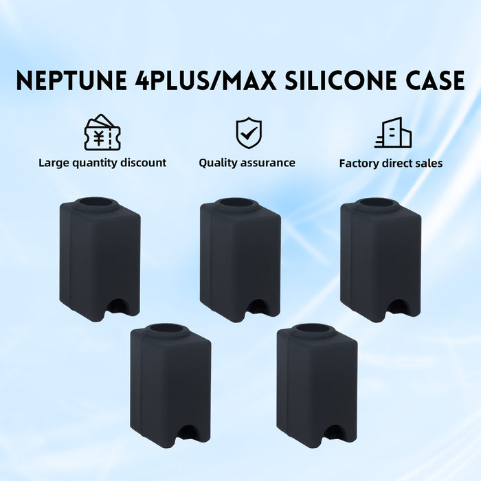 5 Pcs 3D printer print head nozzle silicone protective cover for Elegoo Neptune 4 plus/max