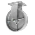6" x 2" Semi-Steel Wheel Rigid Caster - Durable Superior Casters - product view 1