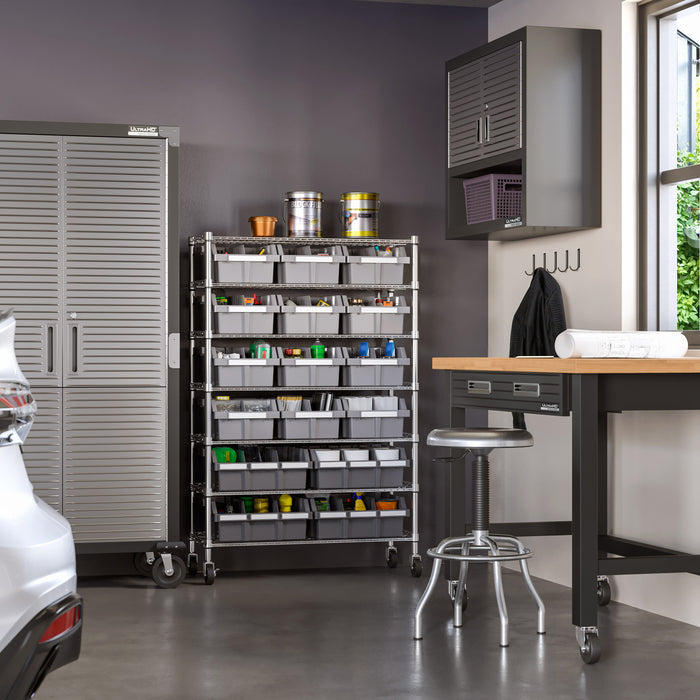 7-Tier NSF-Certified 16-Bin Rack