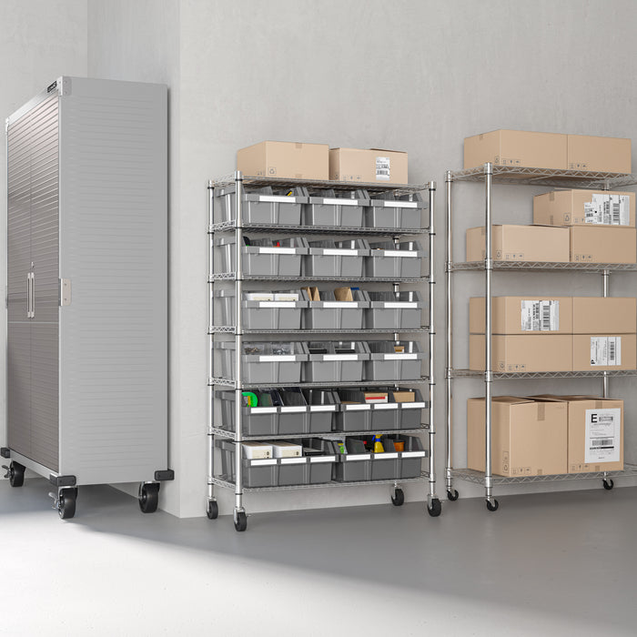 7-Tier NSF-Certified 16-Bin Rack