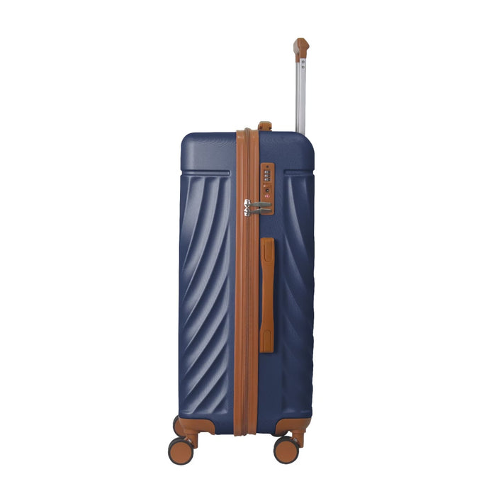 Adventure Series Hard Shell 3pcs Luggage Set, Durable Set Spinner Wheels and TSA Lock 20''24''28''