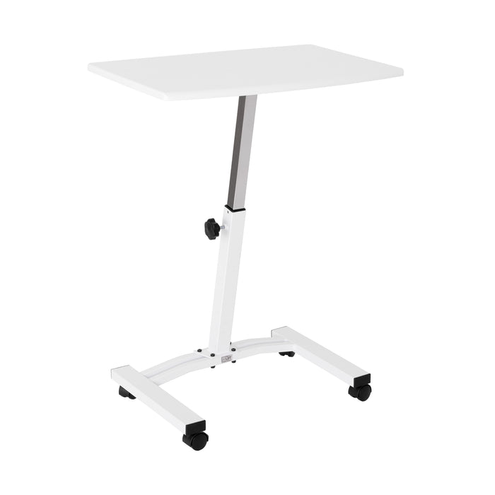 airLIFT® Mobile Laptop Sitting Desk Cart, White