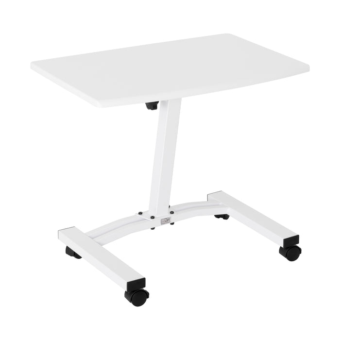 airLIFT® Mobile Laptop Sitting Desk Cart, White