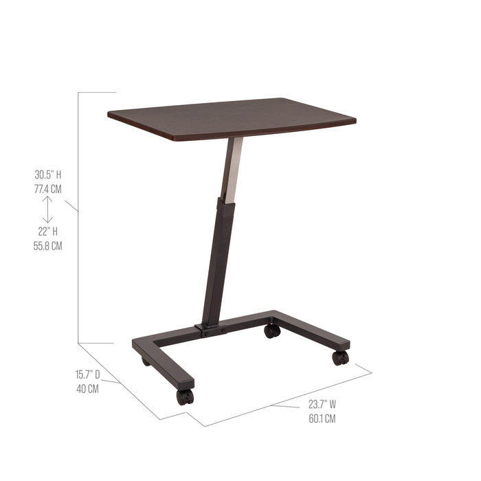 airLIFT® Premium Mobile Laptop Sitting Desk Cart