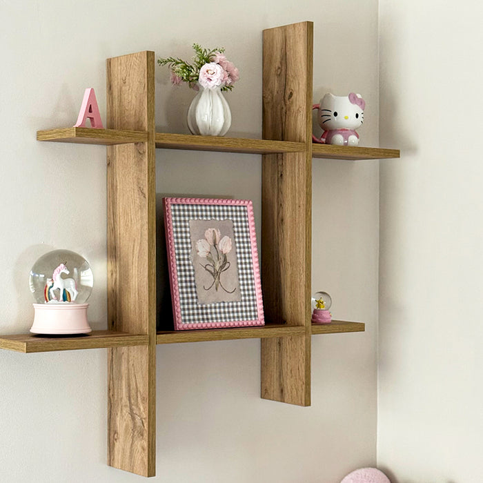 Angelica Shelves # Rustic Oak