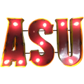 Arizona State University Lighted Recycled Metal Wall Decor