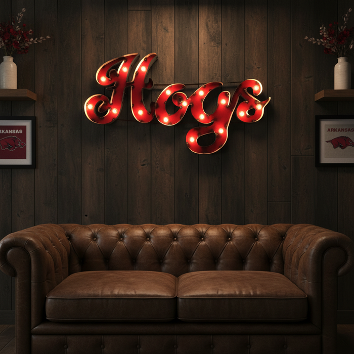 Arkansas Hogs Man Cave Lifestyle