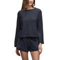 BAREFOOT DREAMS | CozyChic Ultra Lite® Rope Stitch Boatneck Pullover