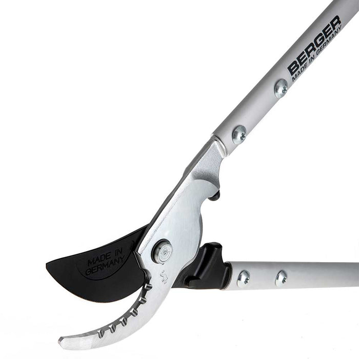 Now available in Australia through Cannings: Berger German-made MegaCutter loppers with cork handles. 82cm reach, forged steel head, oil reservoir, and shock absorbers for powerful, precise cutting. 2