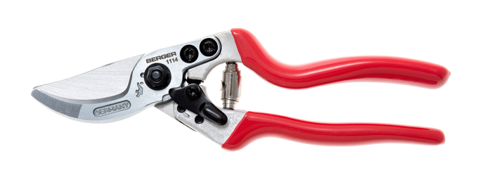 BERGER PROFESSIONAL PRUNING SECATEURS - ANGLED BLADE
