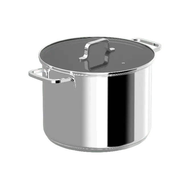 Berghoff Covered Stockpot Helix 28x25cm Stainless Steel | 1315166