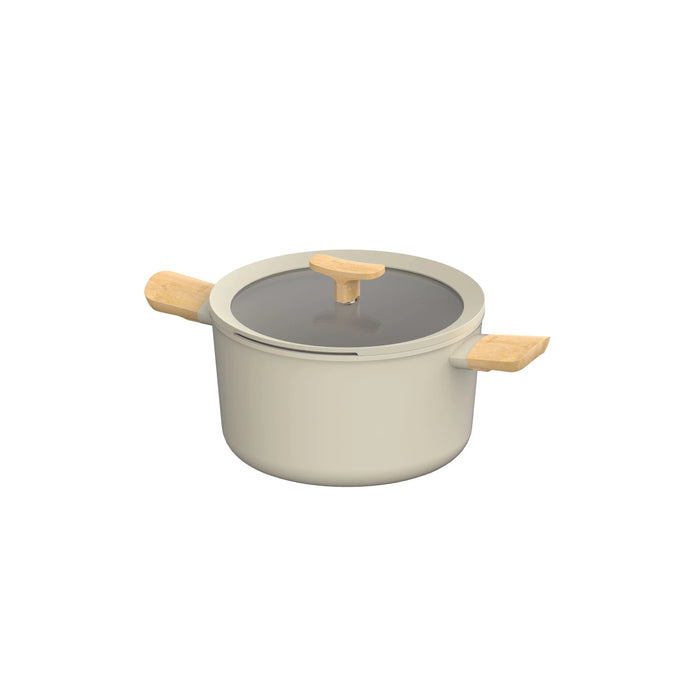 Berghoff LEO 7-piece Cooking Pot Set Balance Cream | 3950720