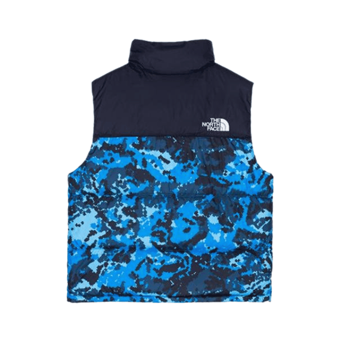 Bezrękawnik The North Face Nuptse 700 Blue Camo S THE NORTH FACE Kurtki i bezrękawniki