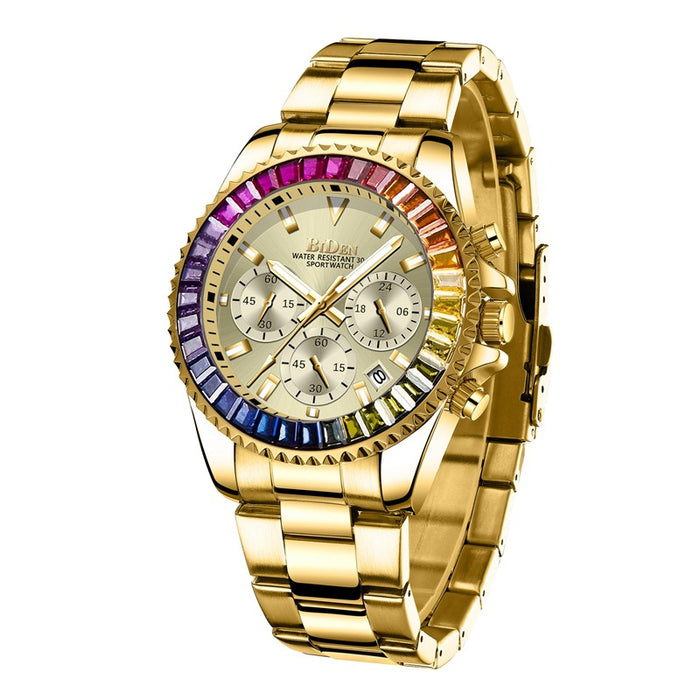 BIDEN Luxury Men's Quartz Watch
