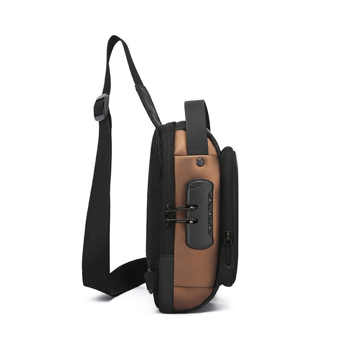 BLP Exceptional Antitheft Crossbody Bag-USB, Waterproof And Abrasion-resistant