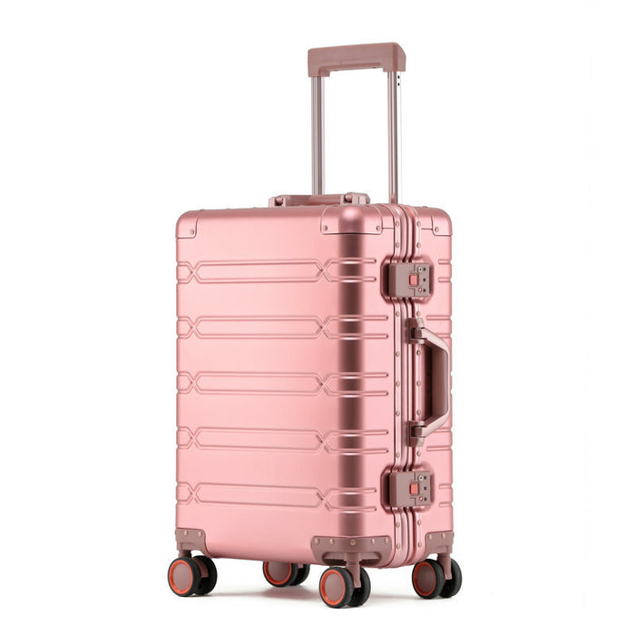 BLP Exceptional Hard Shell No Zipper Suitcase with Reinforced Corners