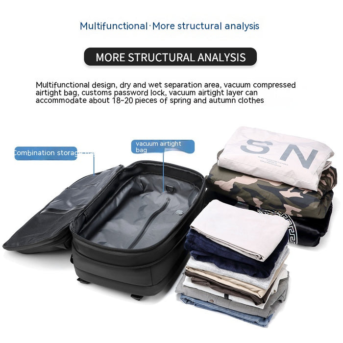 BLP ONTHEGO Exceptional Travel Backpack for Business-Vacuum Compression