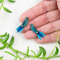 Blue Bird Earrings - SM