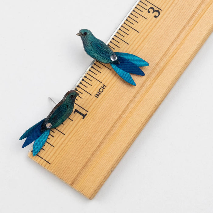 Blue Bird Earrings - SM