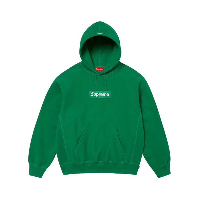 Bluza Supreme Hoodie Box Logo Green FW24 L SUPREME Bluzy