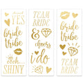bridal gold temporary tattoos