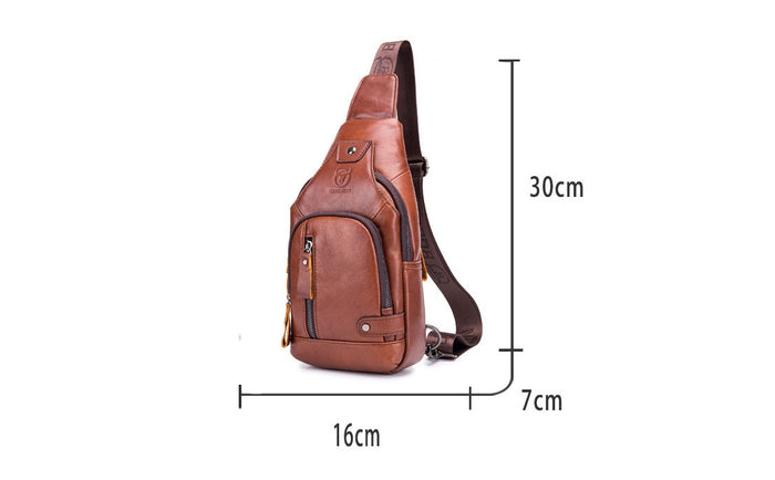 BULL Casual Soft Leather Crossbody Bag