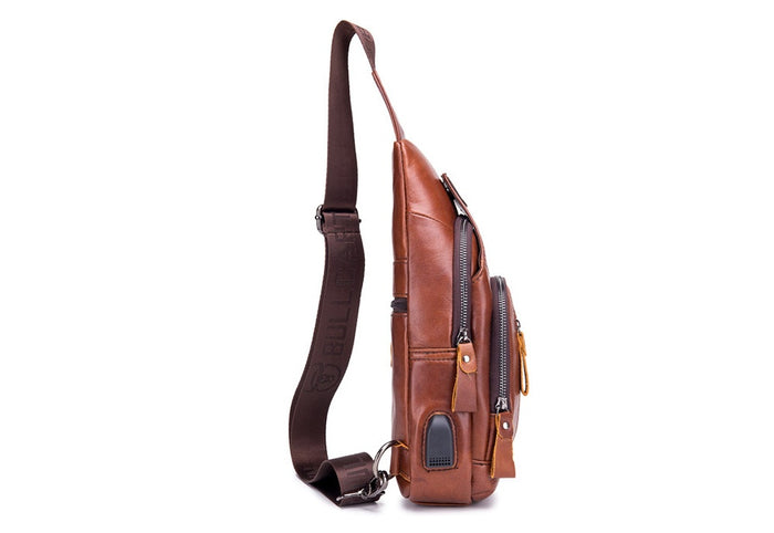 BULL Casual Soft Leather Crossbody Bag
