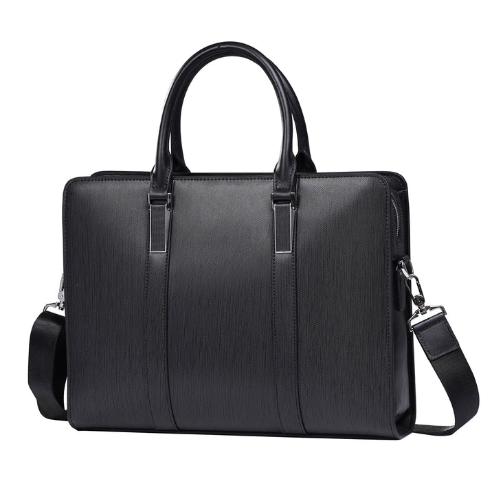 Business Computer Men's Cowhide Briefcase