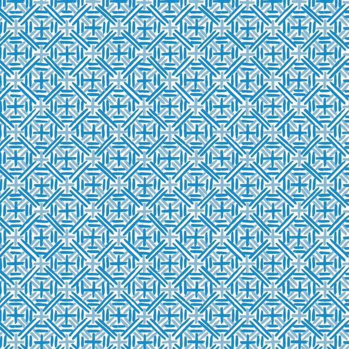 Cafe Weave - Blue - Nice Nice - Emily Taylor - Cloud 9 Fabrics - Poplin - Simplifi Fabric