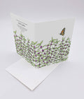 Callicarpa Americana and Monarch Butterfly, Botanical