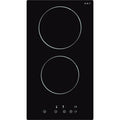 CATA 2 Zone Ceramic Domino Hob Black Glass | UBTC30FLC