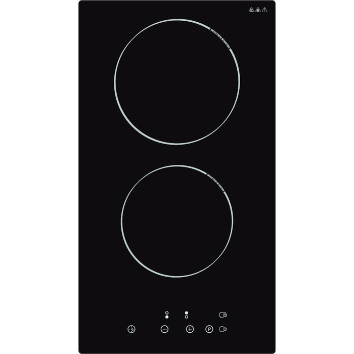 CATA 2 Zone Ceramic Domino Hob Black Glass | UBTC30FLC