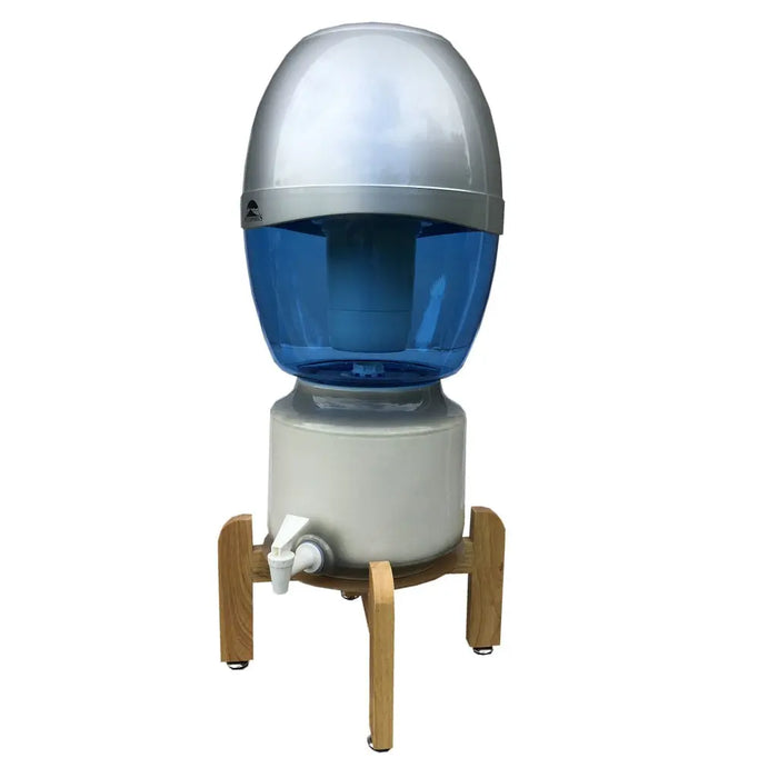 Stand bottle top filter with high quality wooden bench top water well stand