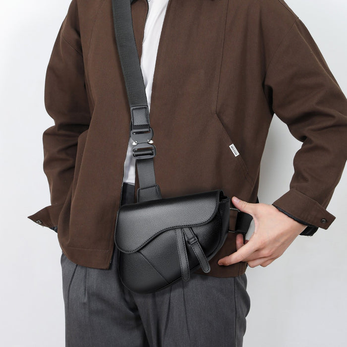Chic Saddle Style Crossbody Bag