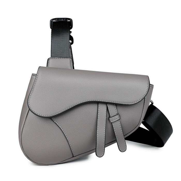 Chic Saddle Style Crossbody Bag