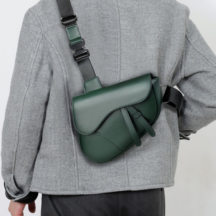 Chic Saddle Style Crossbody Bag