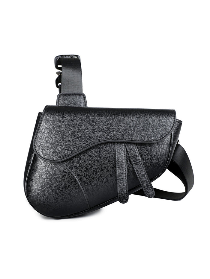 Chic Saddle Style Crossbody Bag